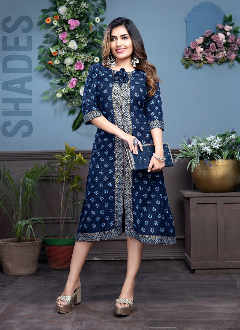 Maanya By Golden Printed Designer Kurtis Catalog
